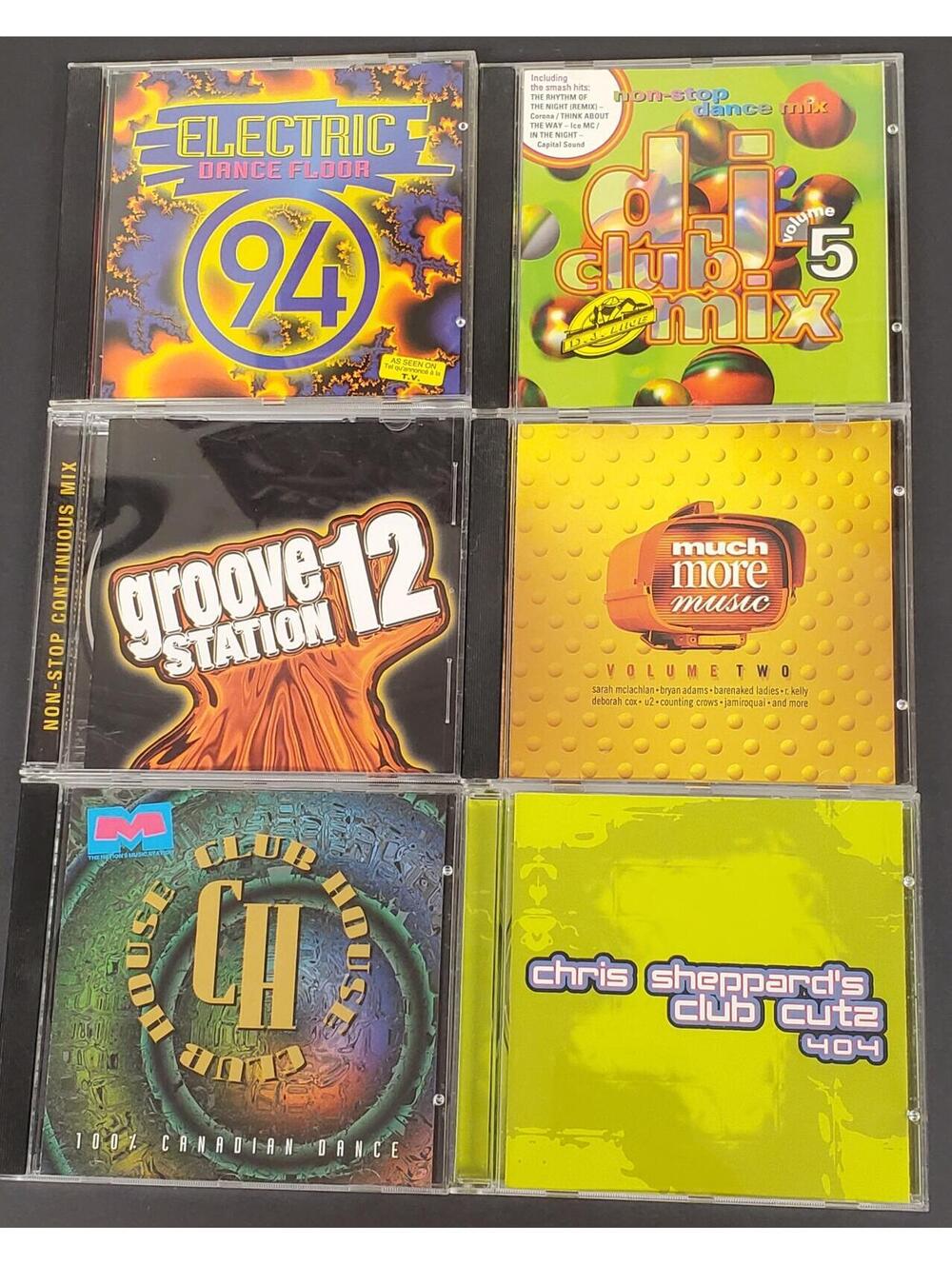 Collection of 6 Dance Music CDs - Electric Dance Floor 94, Club Mix Vol 5 & More